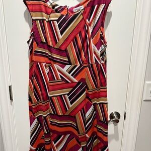 Brightly Colored Geometric Dress